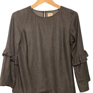 GAP Charcoal Denim Top